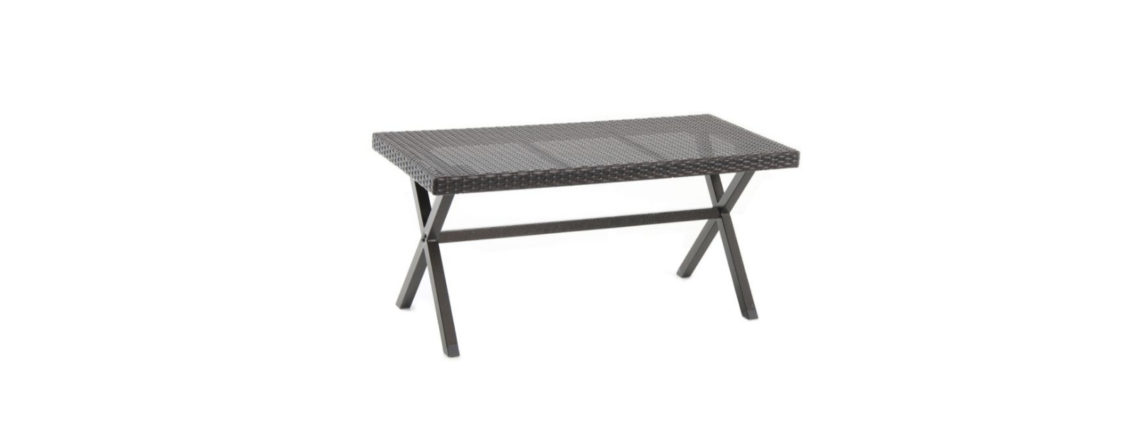 New Wicker Bench KD - Brown