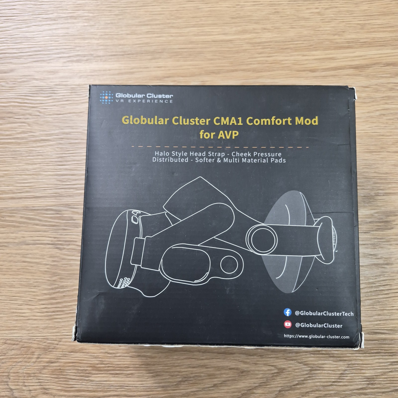 Globular Cluster CMA1 Comfort Mod Compatible with Apple Vision Pro