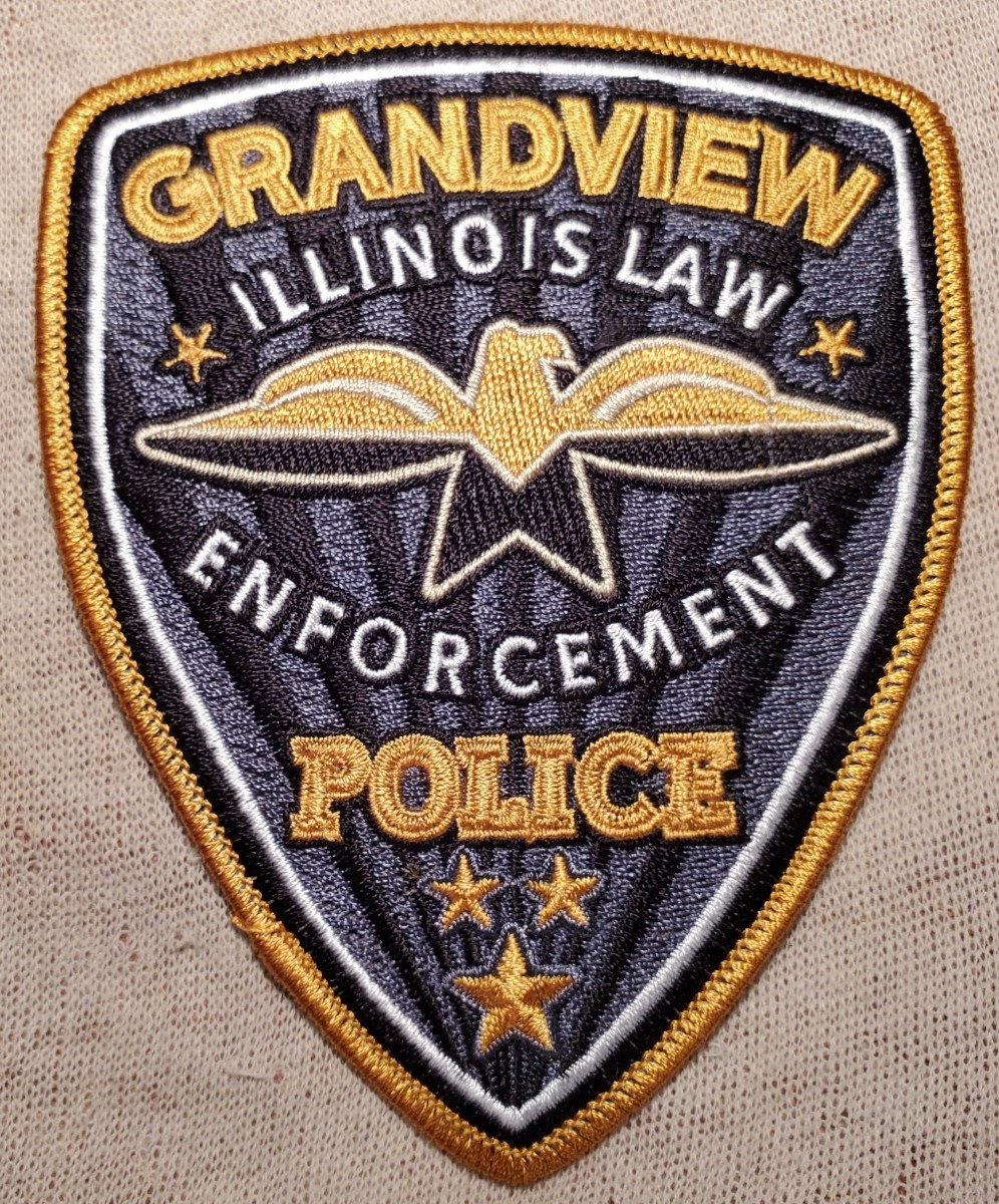 IL Grandview Illinois Police Shoulder Patch