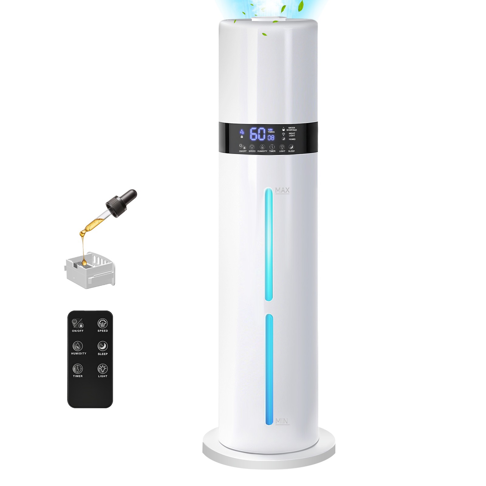 9L Humidifier for Room and Bedroom, Easy Top Fill
