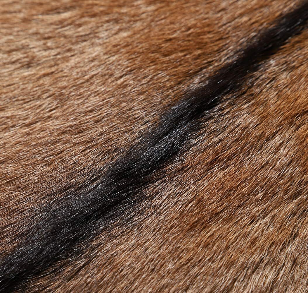 3 Pieces Real Goat Hide Skin Fur Pelt Rug Tanned Leather Clothing Accessories