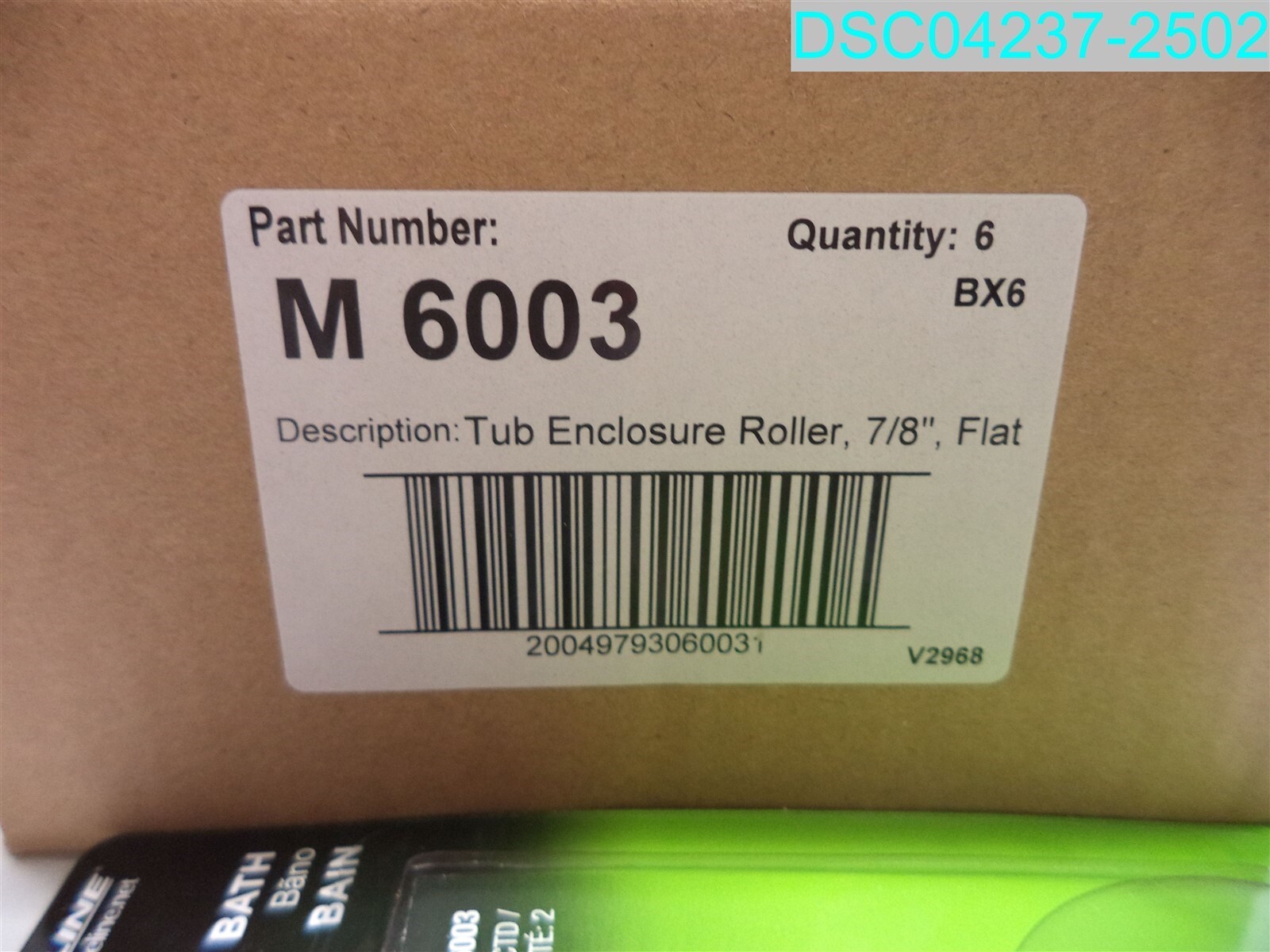 QTY=6: Prime-Line M 6003 Shower Door Roller 049793060037