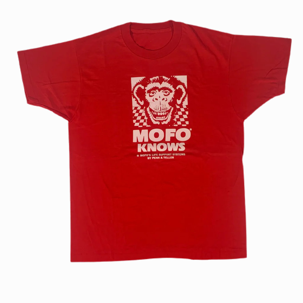 Penn & Teller Mofo Knows Magic Shirt Classic Red Unisex S-5XL ND1153