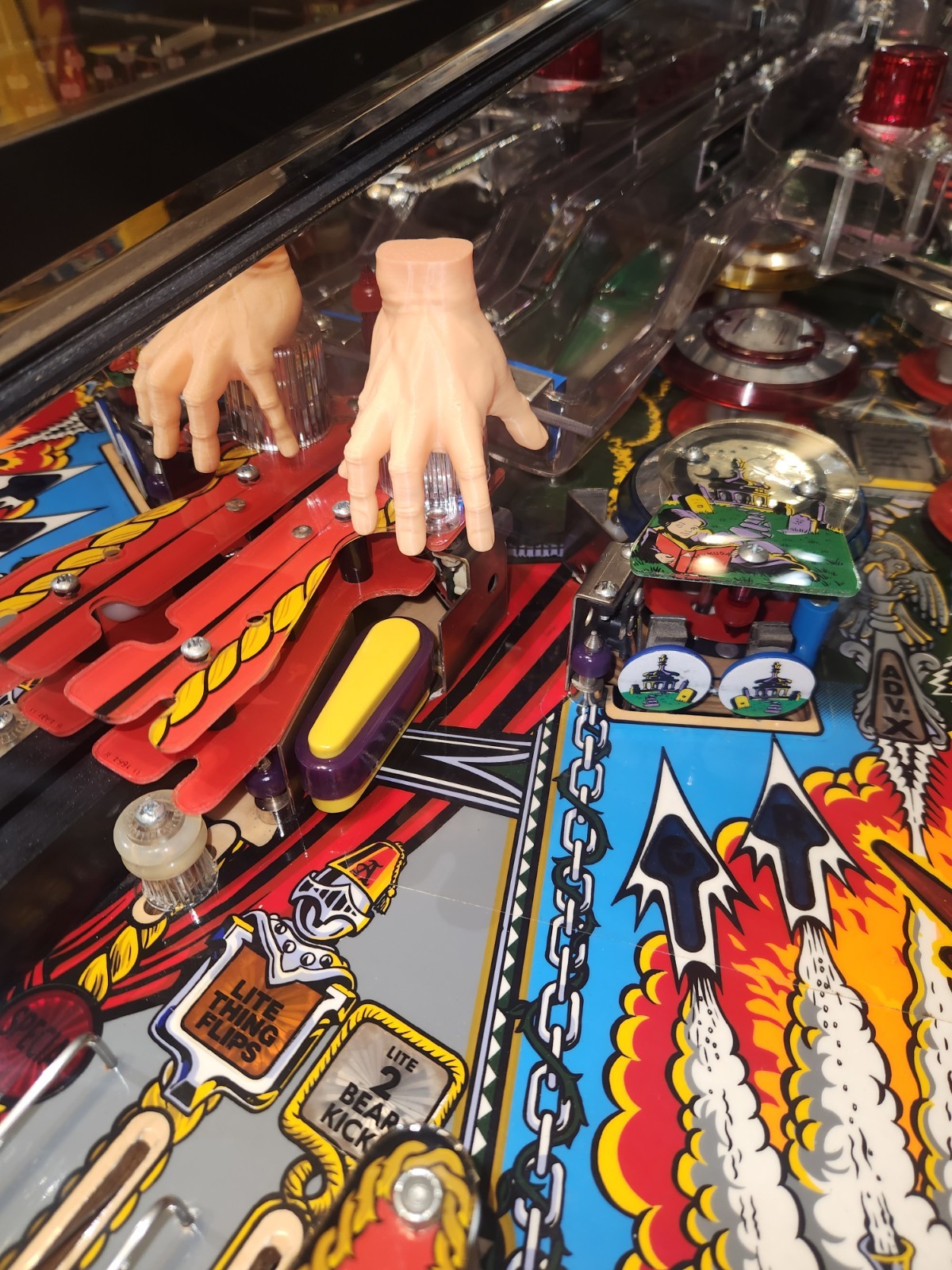 Addams Family Pinball Machine THING Flasher Mod