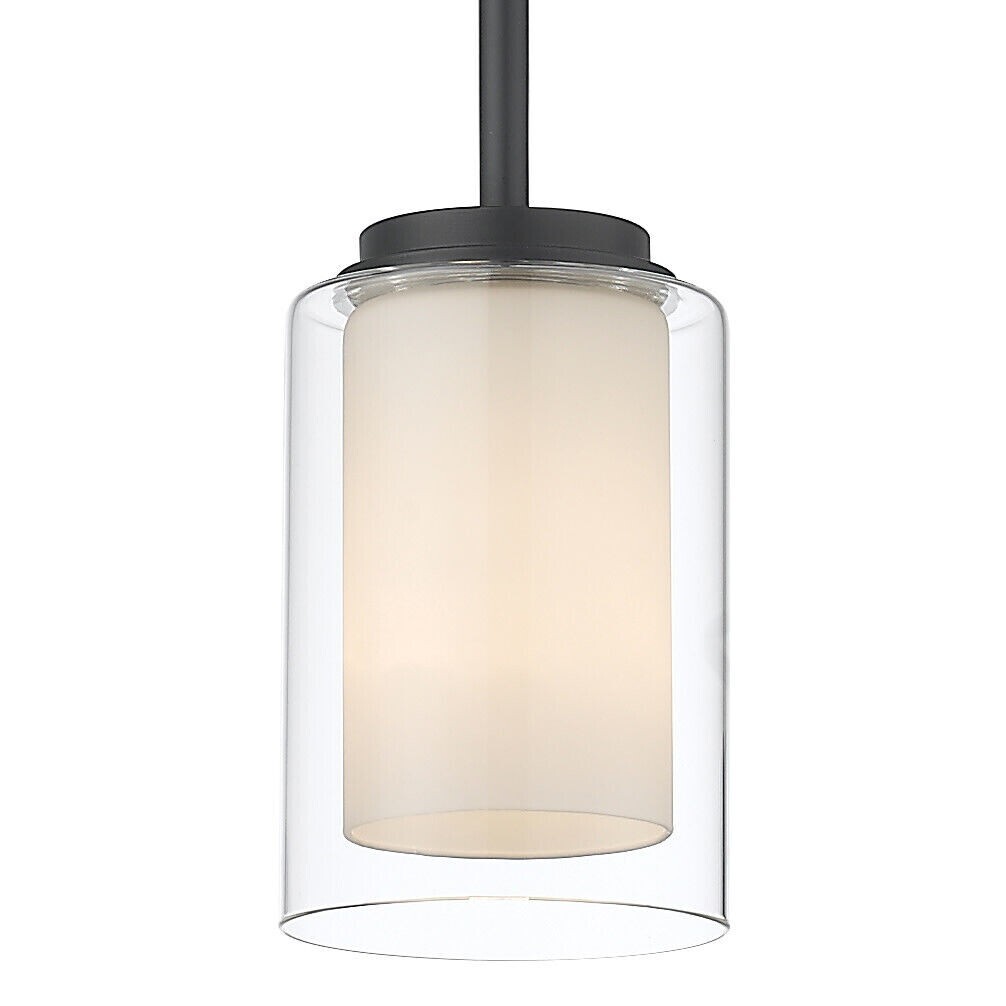 Z-Lite 426MP Willow 6"W Mini Pendant - Black
