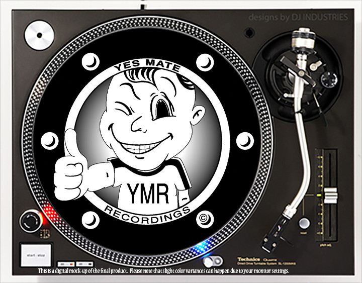 Yes Mate Recordings - 7"-12" DJ slipmat slip mat LP turntable record player