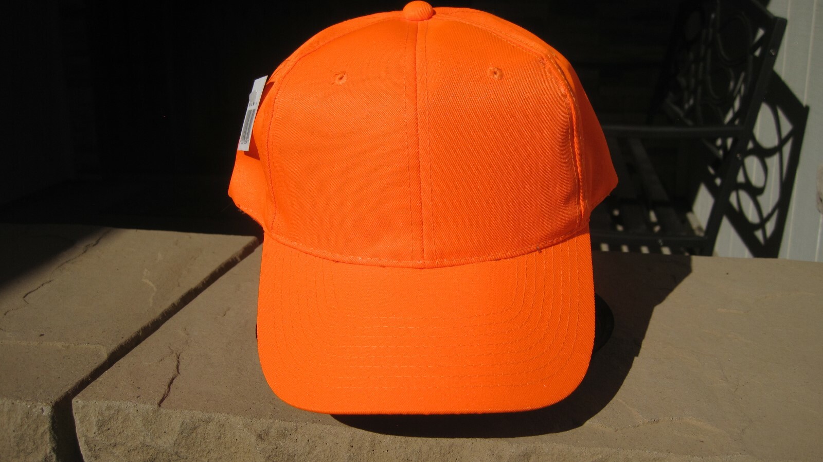 Hunting Cap Blaze-Orange Adjustable Baseball Cap Hat NEW