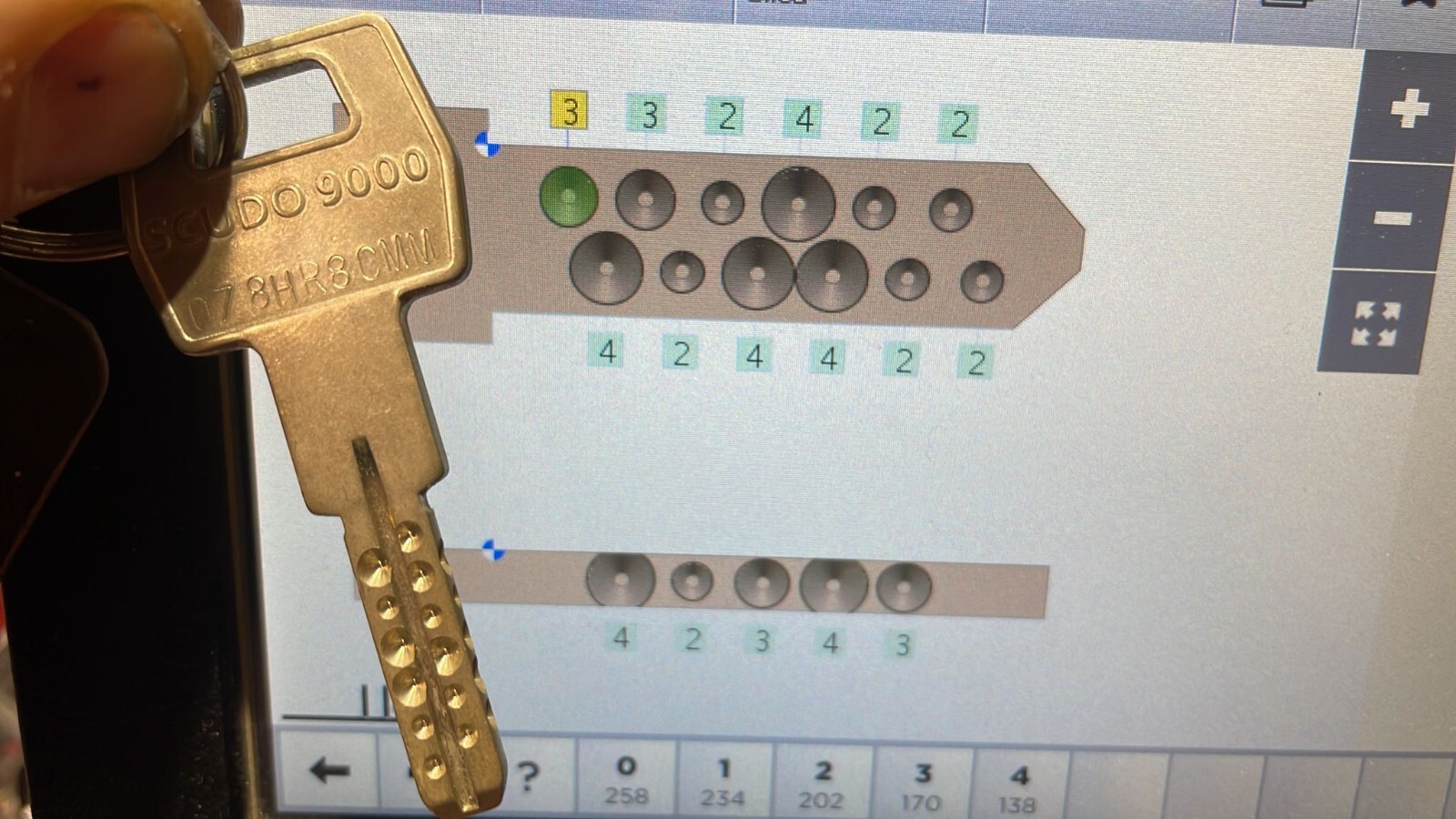 AGB SHIELD 9000 4 SIDED AGB5 GARDESA COPY DUPLICATE KEY KEY