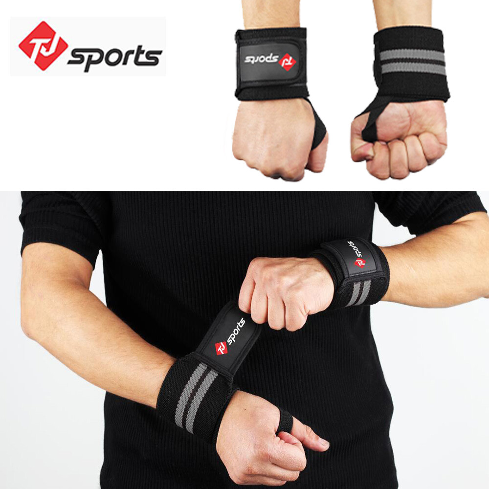 Wrist Wraps Gym Glove Bodybuilding Weight Lifting Straps Gym Training Fitness Tj