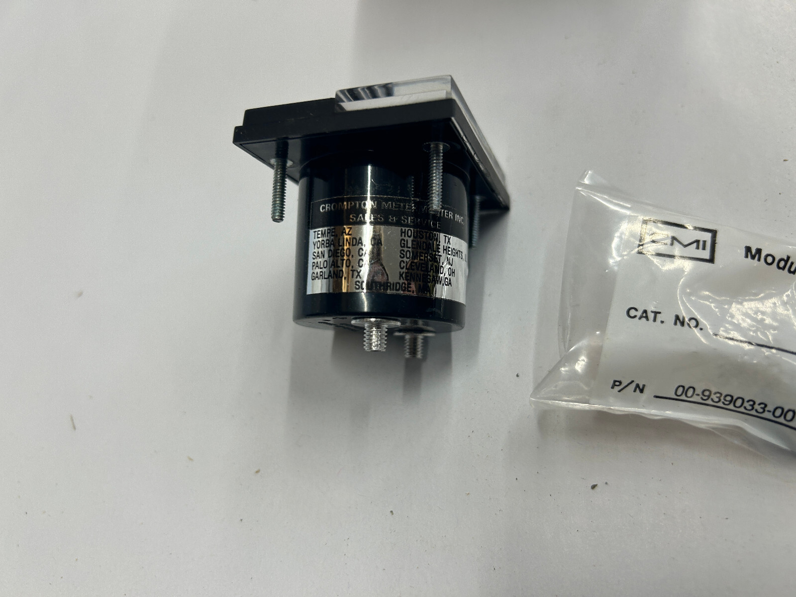 NEW Crompton Modutec 1S-DVV-150 Panel Meter 0-150 DCV