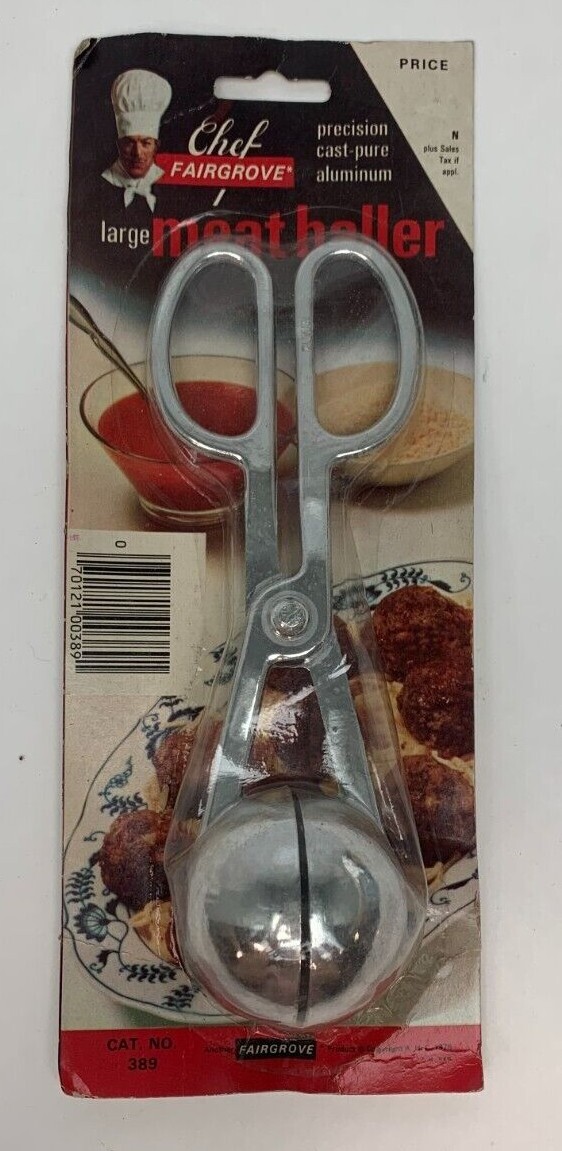 Rare Vintage Fairgrove Large Meat Baller Meat Ball Press No. 389 NOS 1976
