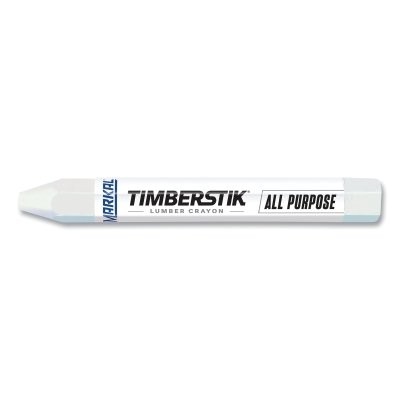 Lumber Crayon #200, 1/2 in dia, 4.75 in L, White LA-CO Industries Inc  80350