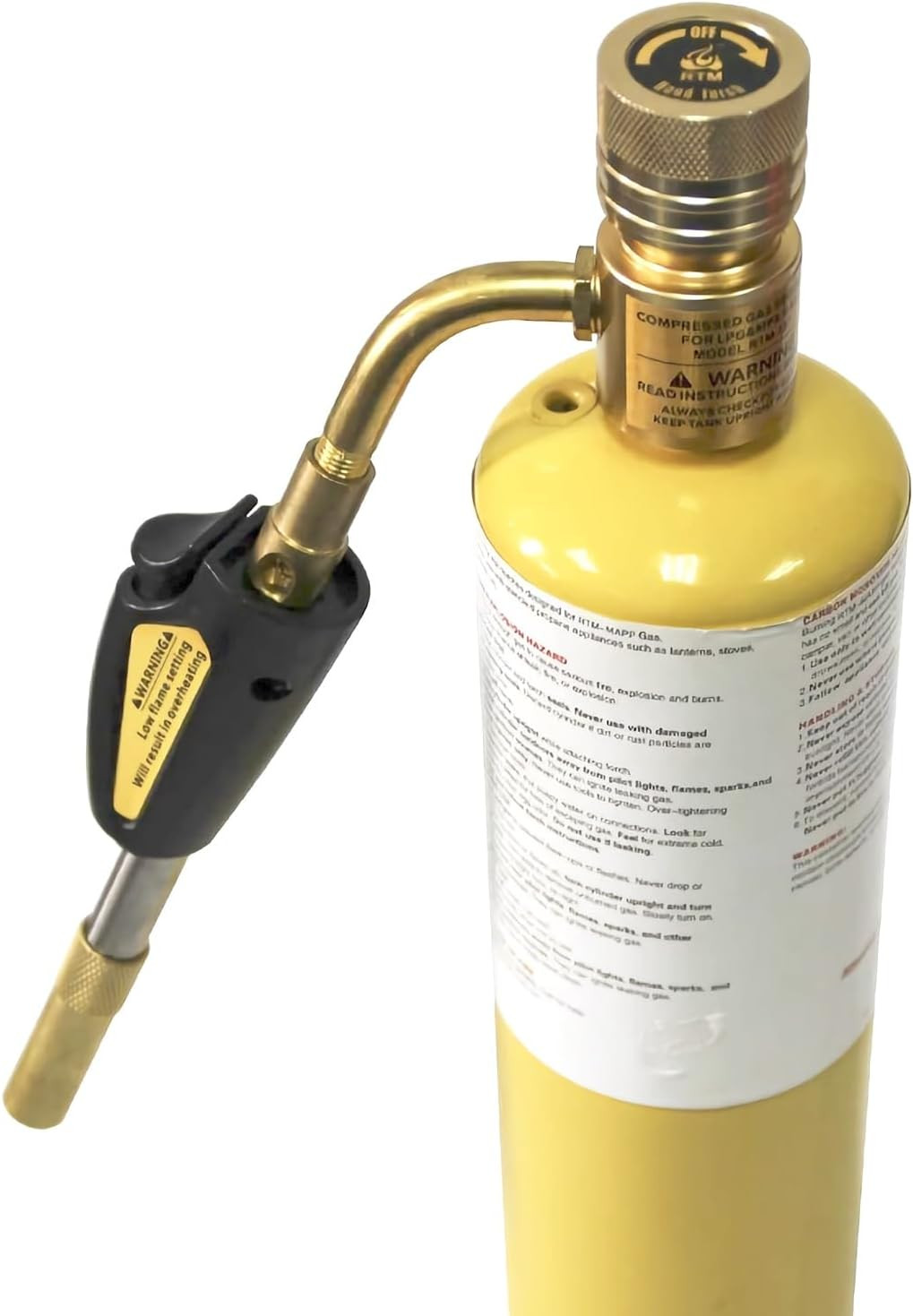 QWORK Torch Swirl Tips, 2 Pack, Compatible with Map-Pro/Lp Gas, Self Lighting, G