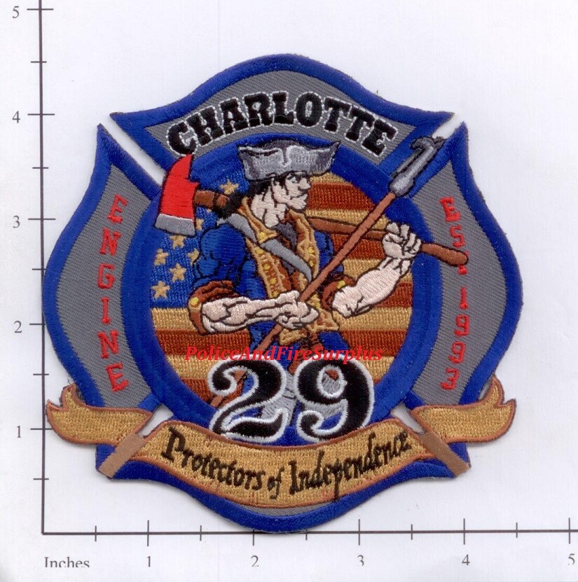 North Carolina - Charlotte Station 29 Fire Dept Patch