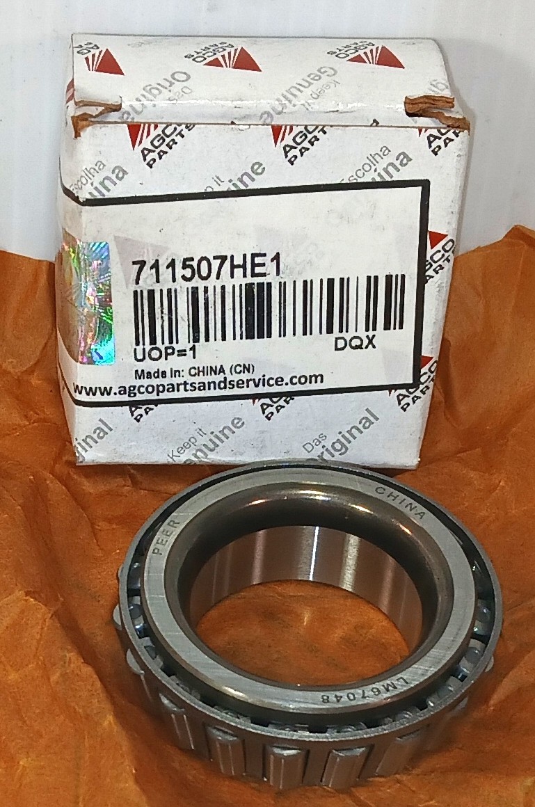 1 NEW AGCO 711507HE1 TAPERED ROLLER BEARING CONE NIB ***MAKE OFFER***