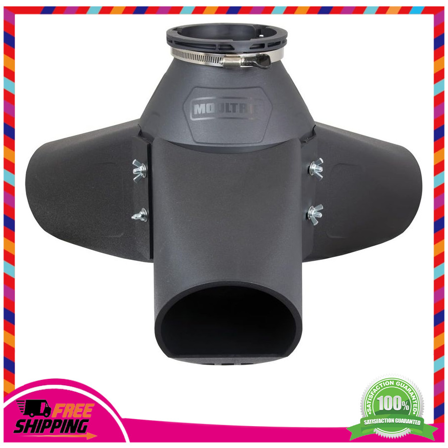 Moultrie Gravity Game Feeder Kit 3-Port Deer Feeder Attachment Black