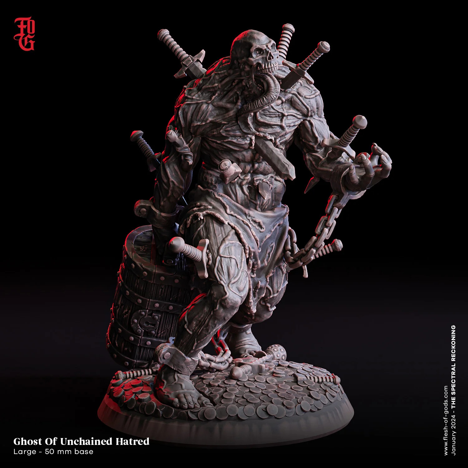 Ghost Of Unchained Hatred - The Spectral Reckoning PT 2 - Flesh of the Gods - Wa