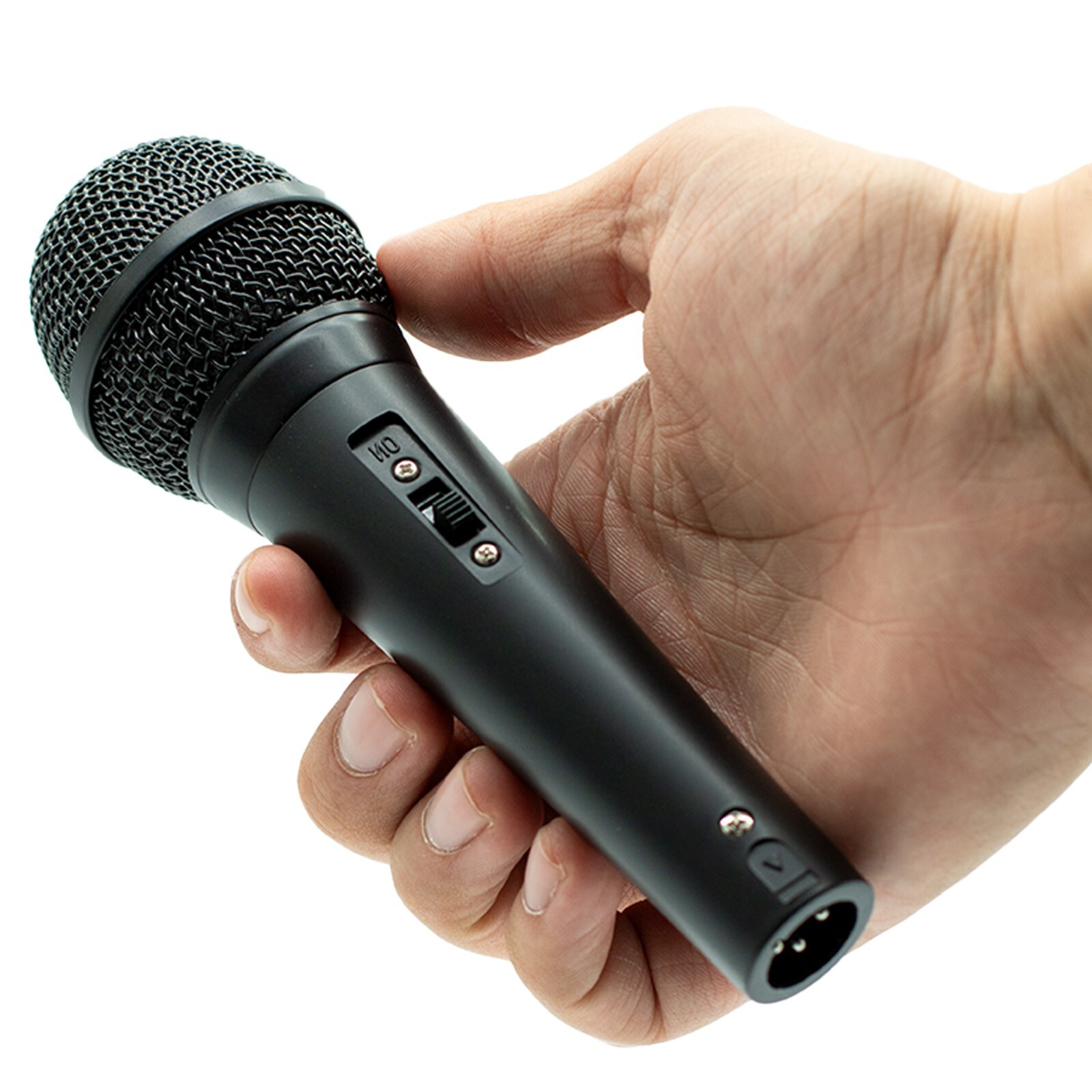 Handheld Wired Microphone, Cardioid Dynamic Vocal Mic with 13Ft Cable and On/Off