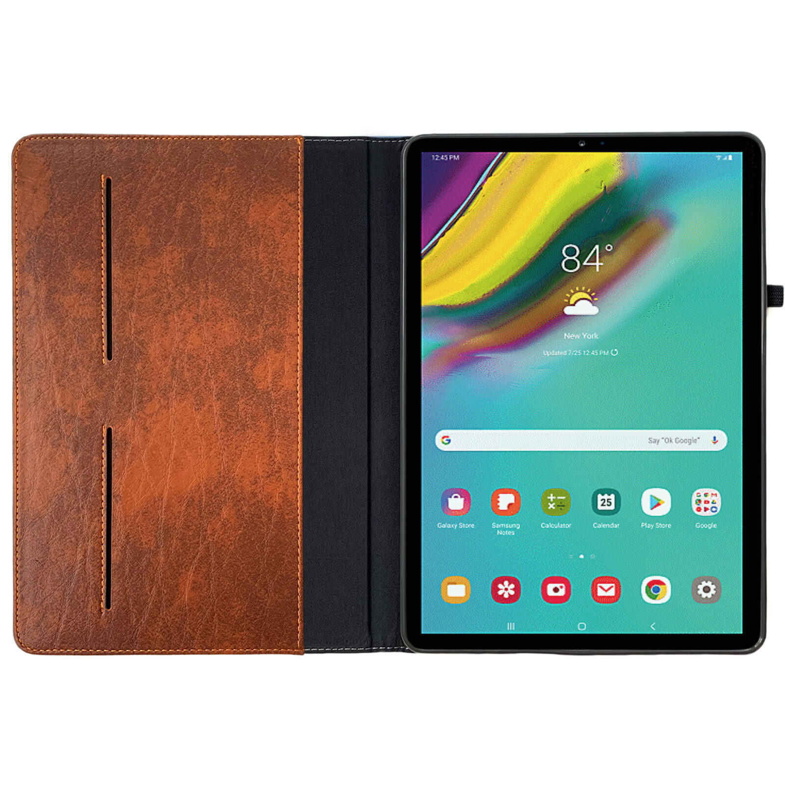 Leder Stand Case für alle Samsung Galaxy Tab Modelle !! Tablet Cover Schutzhülle