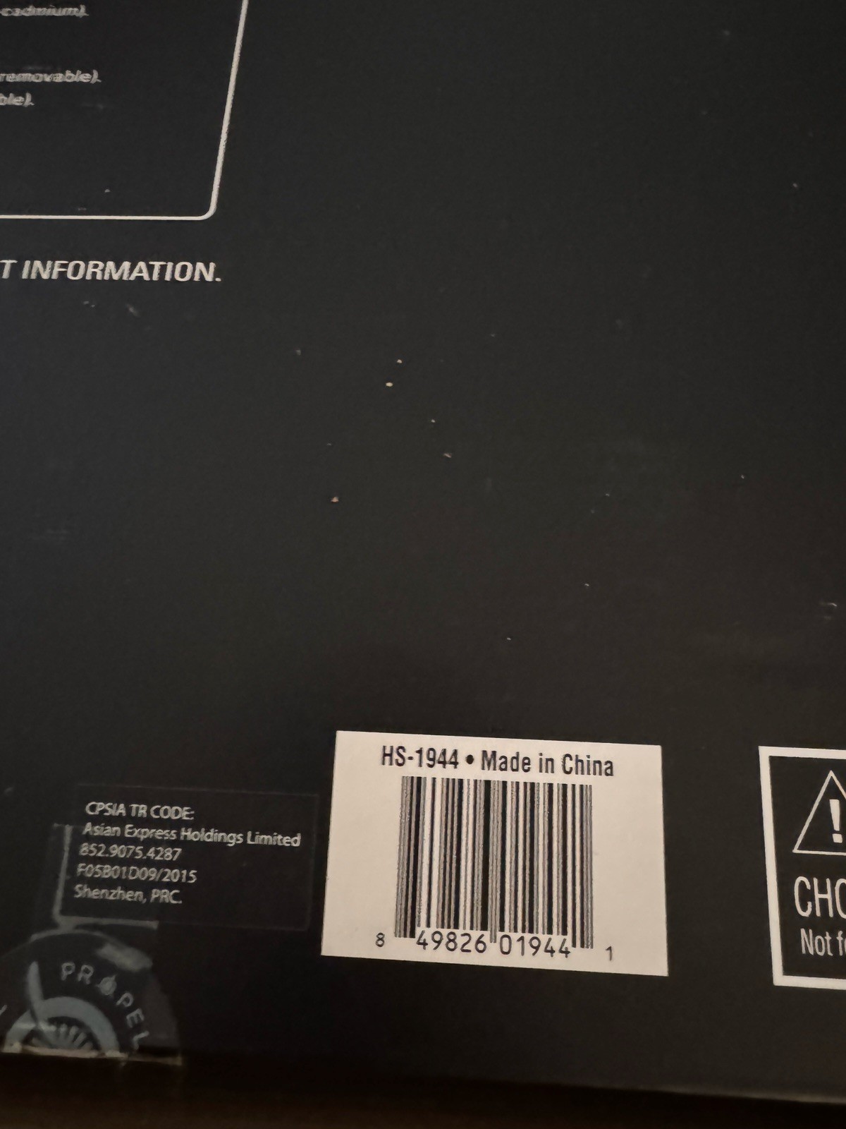 PROPEL HD Video Drone Extra Battery In Box Hs-1944