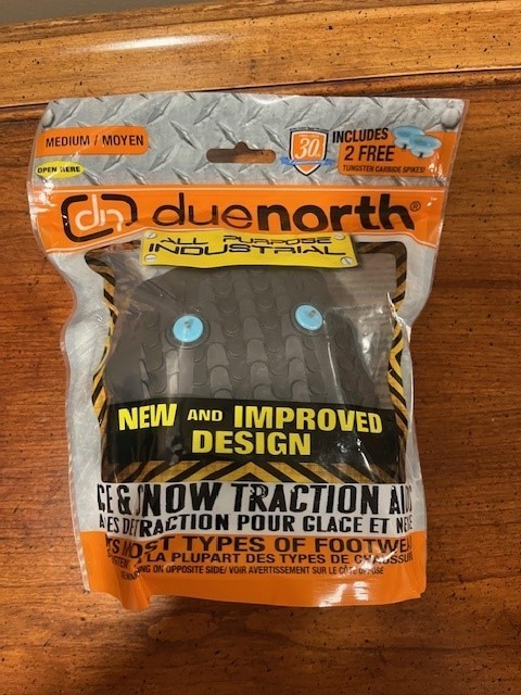Due North all purpose industrial size medium ice and snow traction footware aid