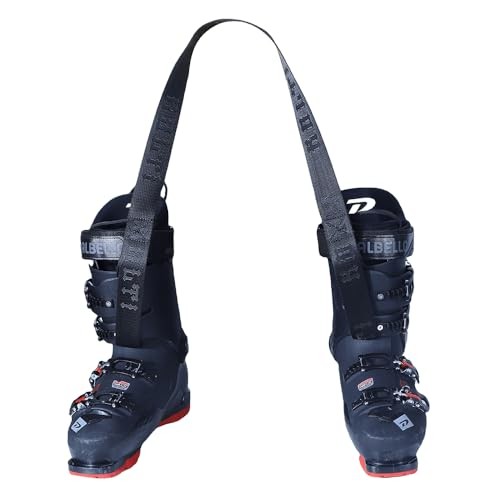 Ski Boot Carrier Strap, Snowboard Boot Shoulder Sling Tote Leash Also Black