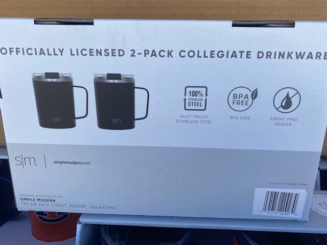Simple Modern Auburn Tigers Insulated Drinkware Scout Mug 2-Pack