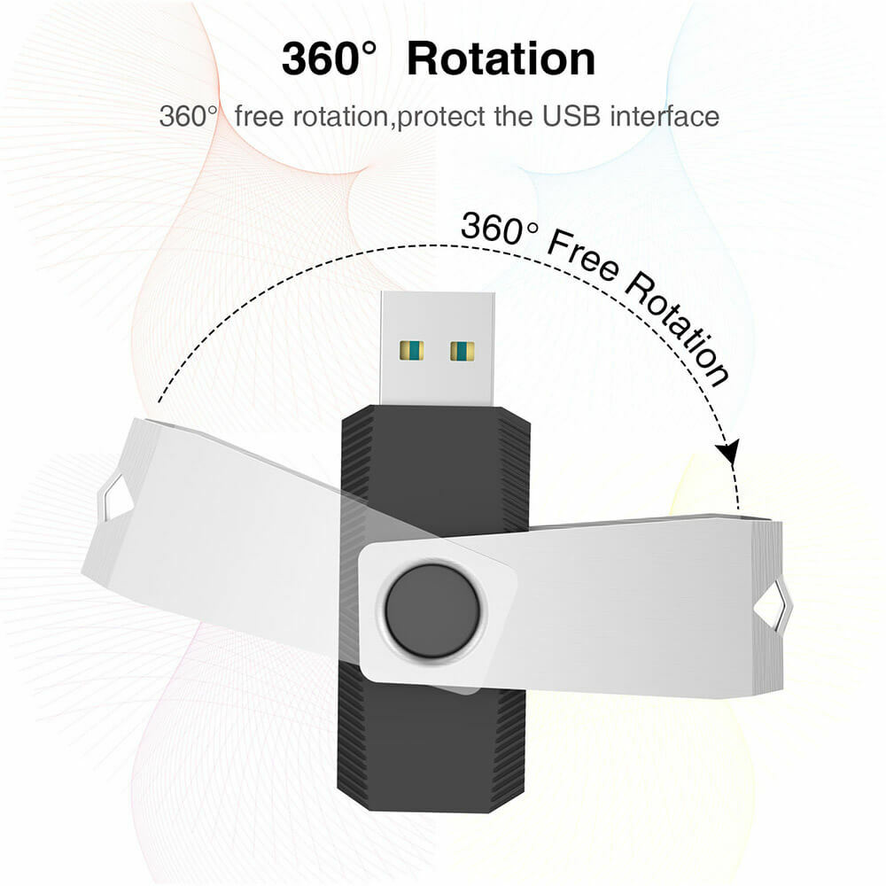 32GB USB 2.0 Flash Drive Memory Stick Thumb Pen Drives Rotating Disk Storage LOT