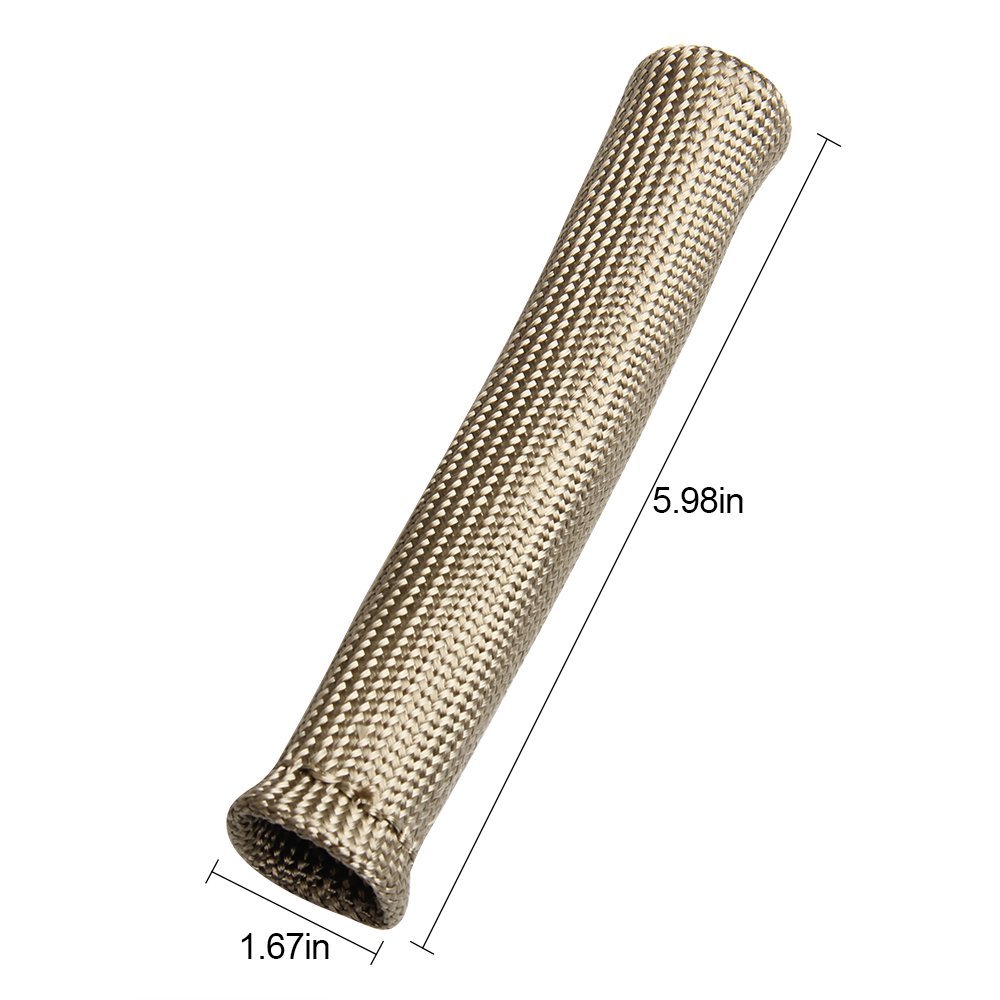 2500° High Heat Shield Engine LS Spark Plug Wire Boots Protector Sleeve Cover 8X