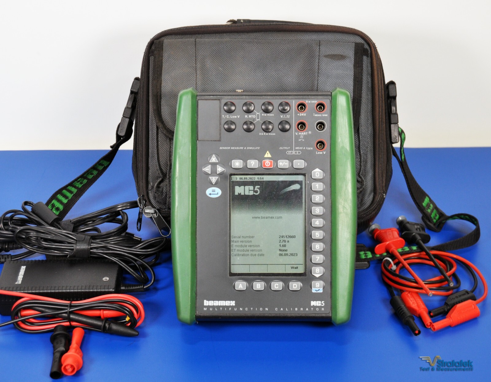 Beamex MC5 Multifunction Process Calibrator Fluke Leads - NIST Calibrated