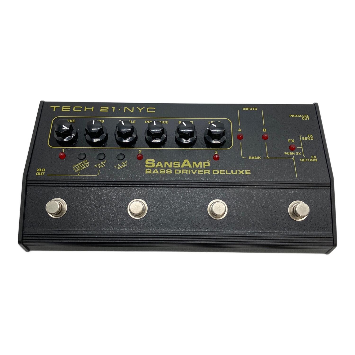TECH21 SANSAMP BASS DRIVER DELUXE Effects Pedal unit only Rare Used from Japan