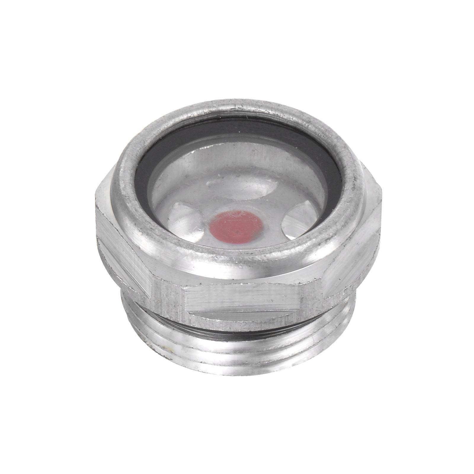 Air Compressor Oil Level Gauge Sight Glass M22x1.5mm Male Clear Glass