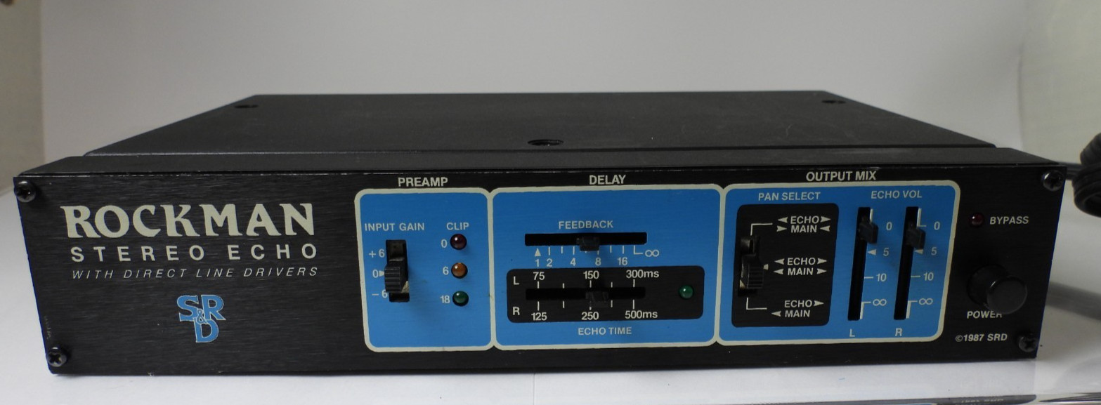 Vintage Rockman Stereo Echo Effects Processor Tom Scholz SR&D Free USA Shipping