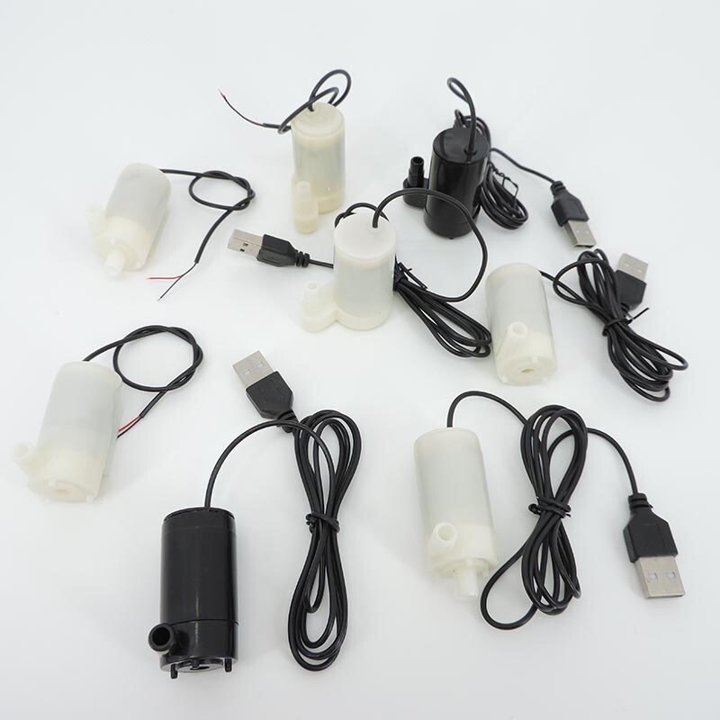 USB 5V DC  Small Water Pump Micro Submersible Fountain Pump Brushless Motor