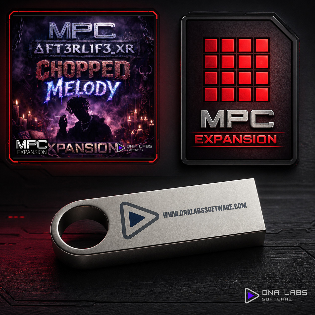 MPC ∆FT3RL1F3_XR – Chopped Melodies Expansion Standalone & Software Physical USB