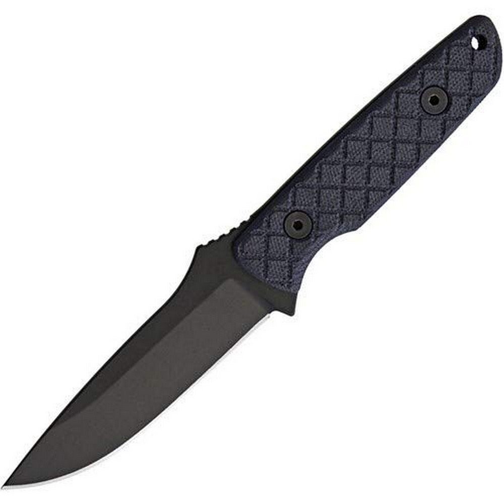 Spartan Blades Alala Black Micarta 1095 Cro-Van Fixed Blade Knife - SBSL004BKBK
