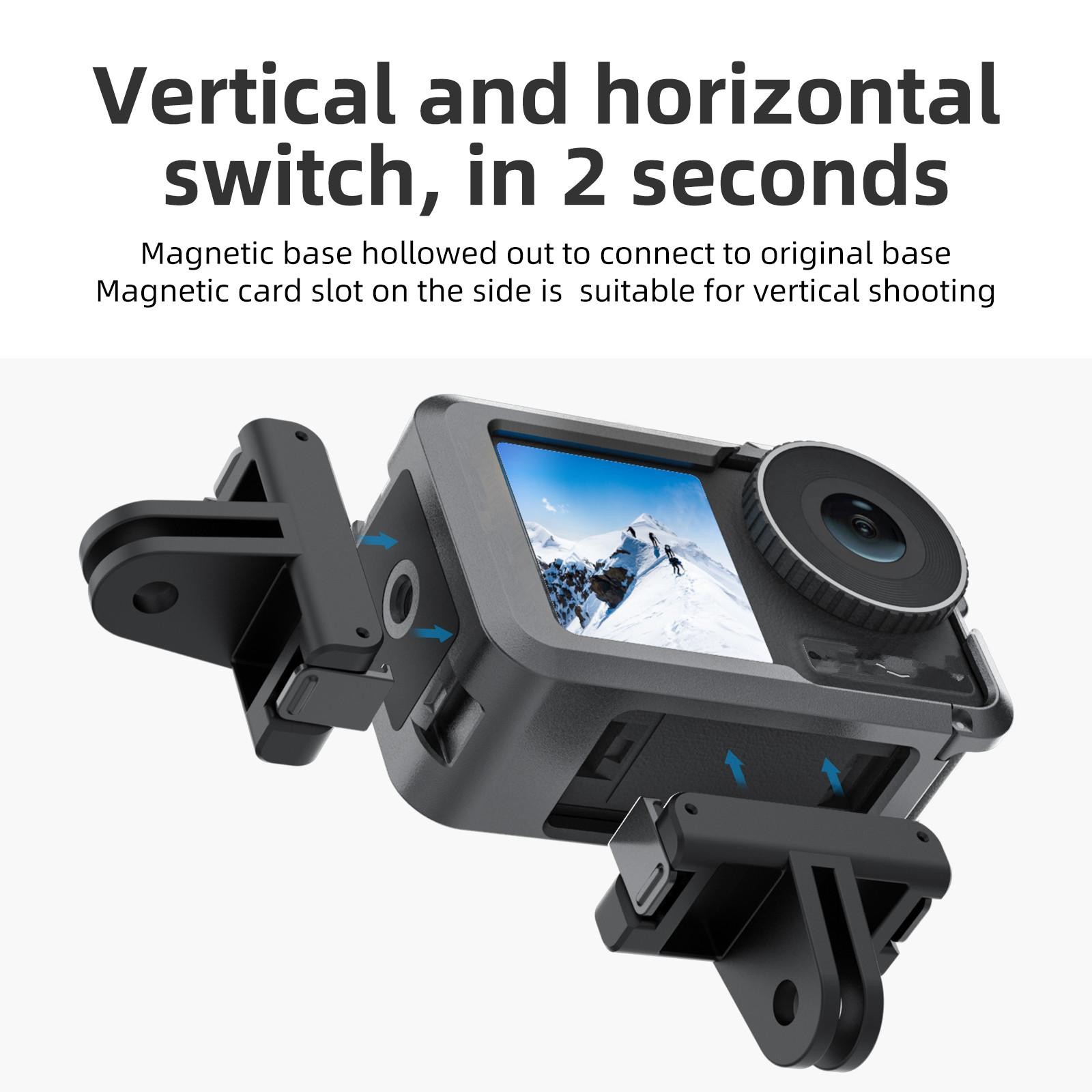 Aluminium Alloy Frame Protective Case Anti-Shock For DJI Osmo Action 3 Camera e