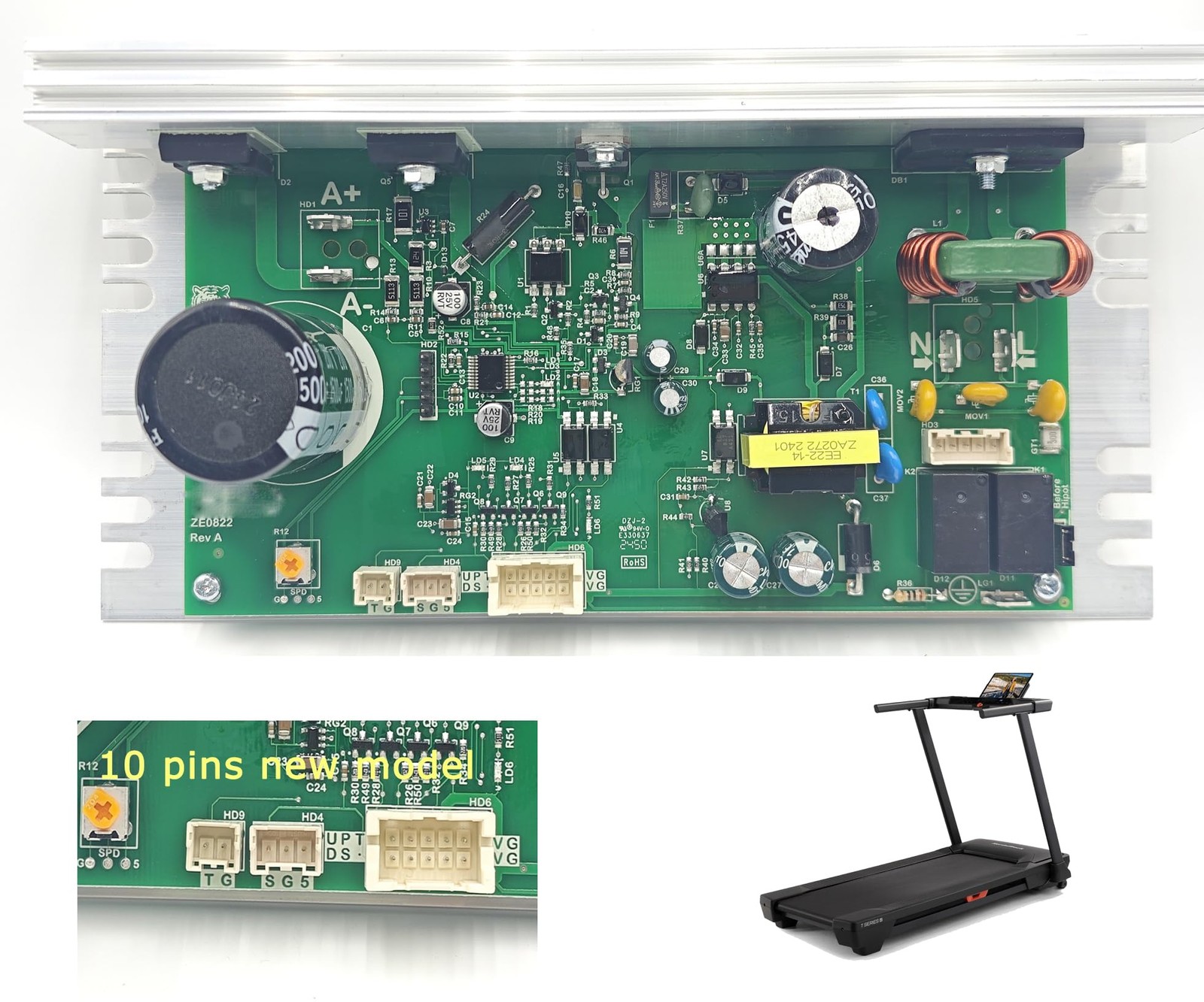 MC1618DLS 406075 Treadmill Control Board Motherboard, Compatible