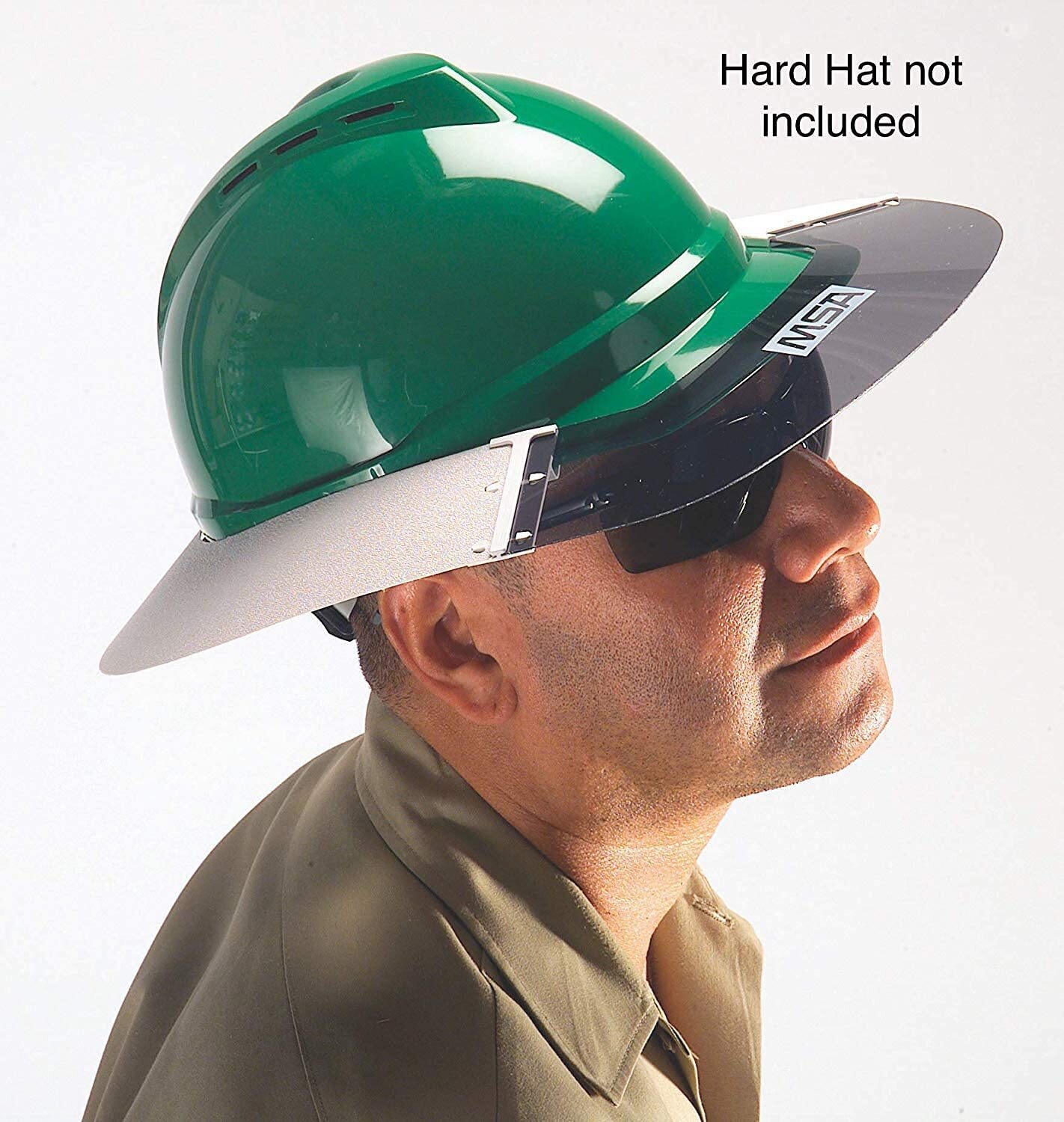 MSA 697410 Smoke Gray Sun Shield For MSA V-Gard Full Brim Hard Hats Only