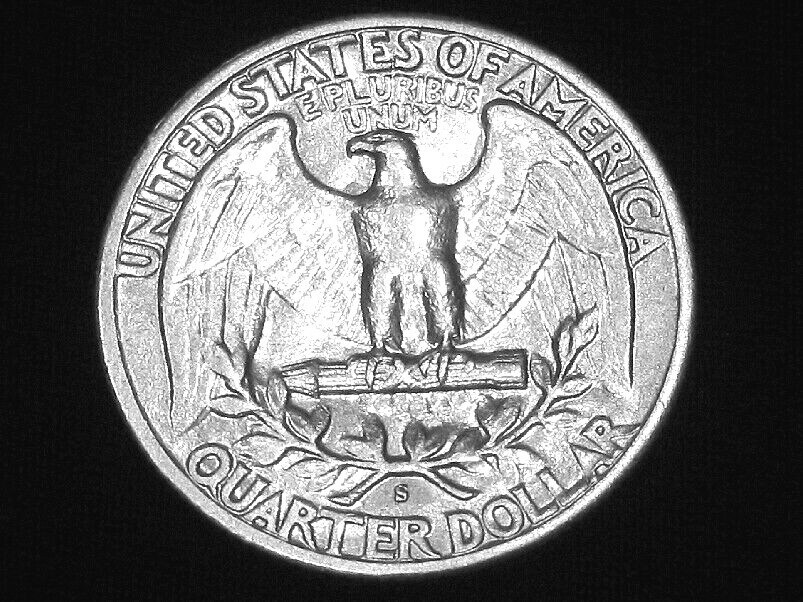 1942-S Washington Quarter --- Almost Uncirculated