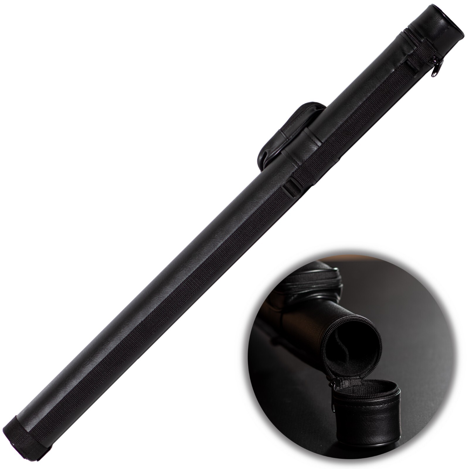 OKKO B-4 Pool Billiard Cue Stick 58” (21 oz) + Hard Round Cue Case + Accessories