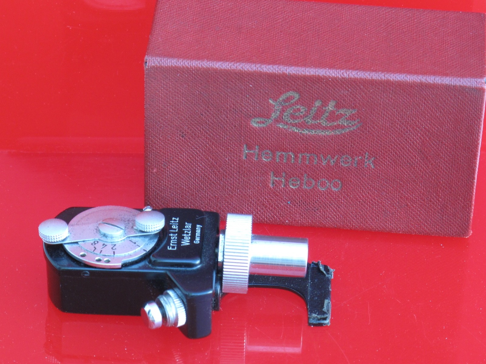 Leica Heboo in chrome and black finish in BOX , delayed timer, US SELLER "LQQK"