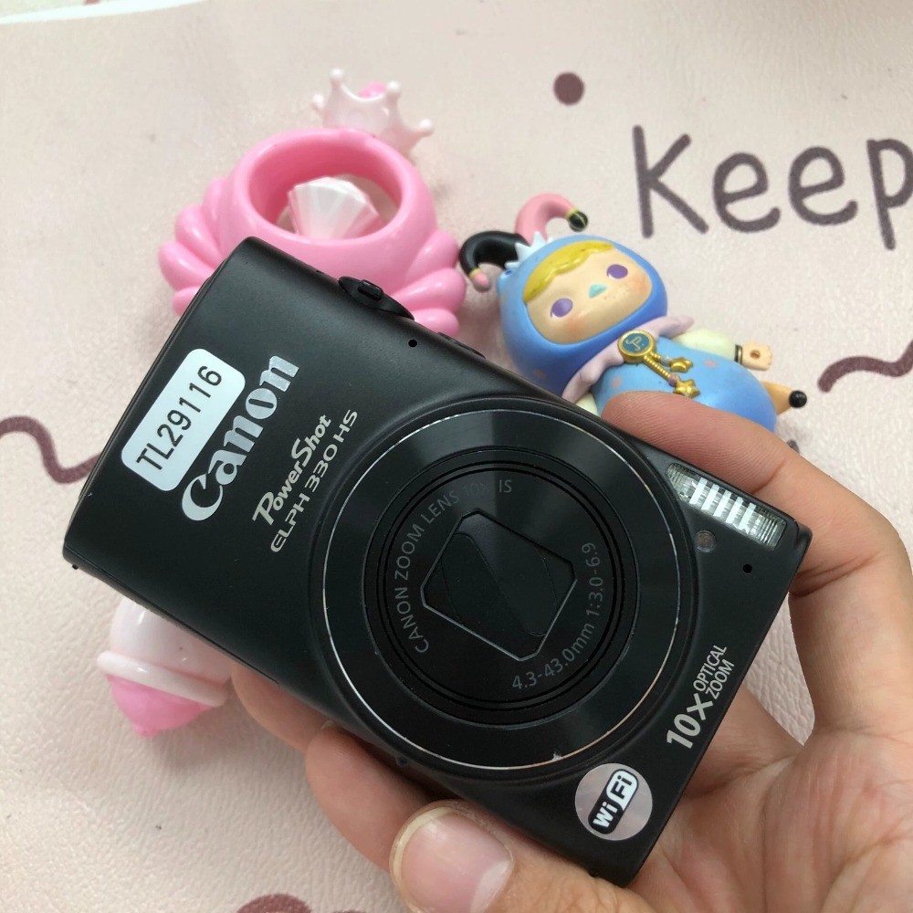 Canon PowerShot ELPH 330 HS/ IXUS 255 10x Optical Compact Digital Camera 12.1 MP