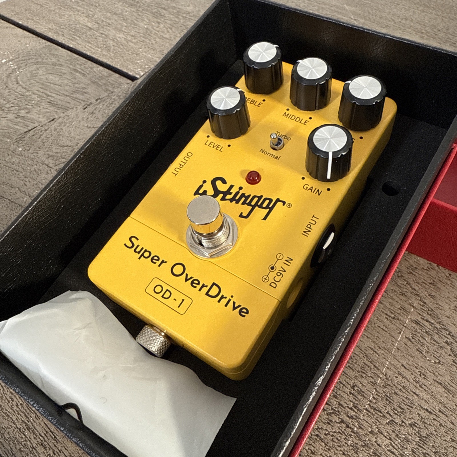 iStingor OD-1 Super OverDrive Guitar Effects Pedal, Pedal for Electric Guitar