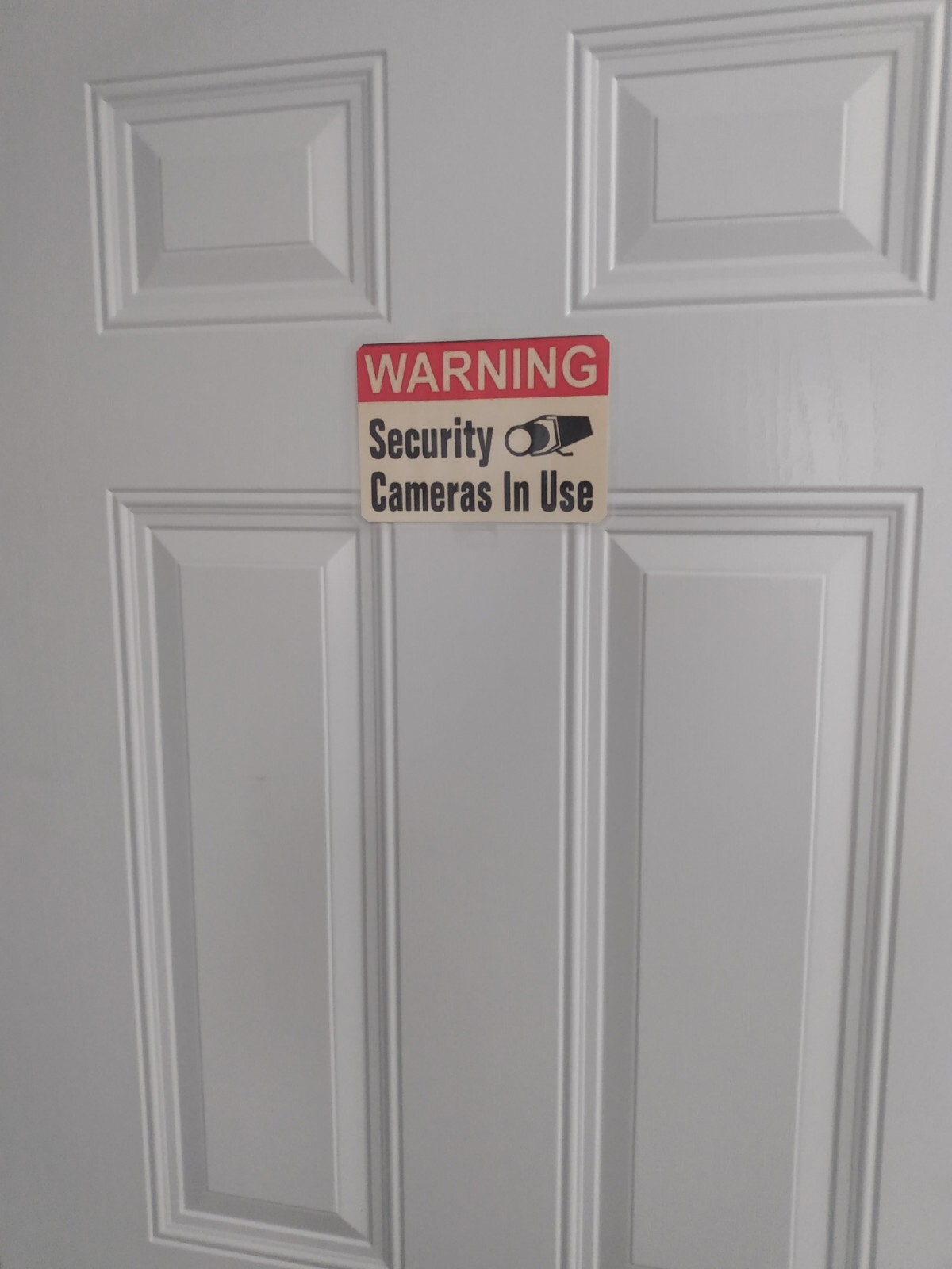 You're on Camera Sign, 7" wide x 5" height