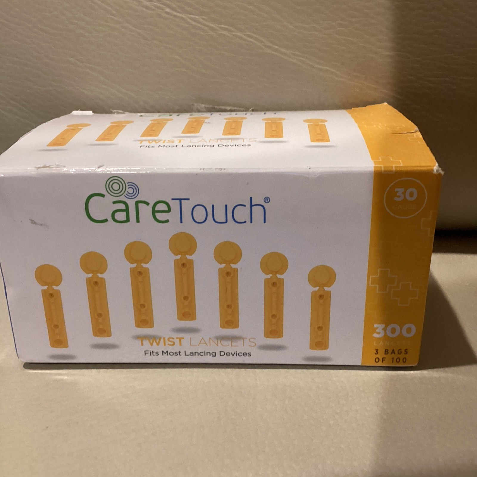 Care Touch Lancets for Diabetes Testing 30 Gauge~ 300 + 100 (Multi) Twist