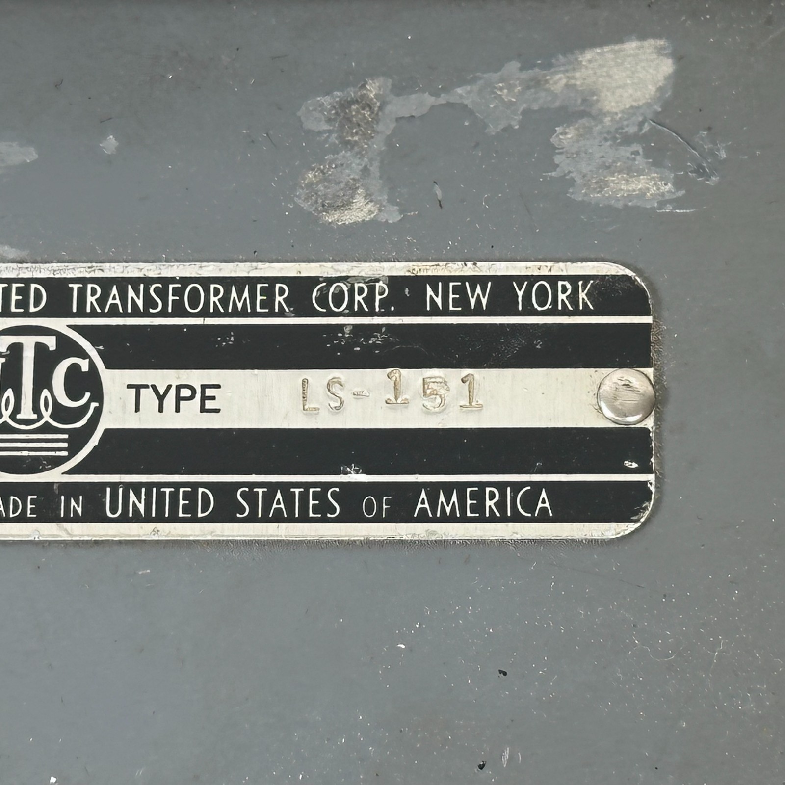UTC LS-151 Bridging Line Input Transformer Vintage