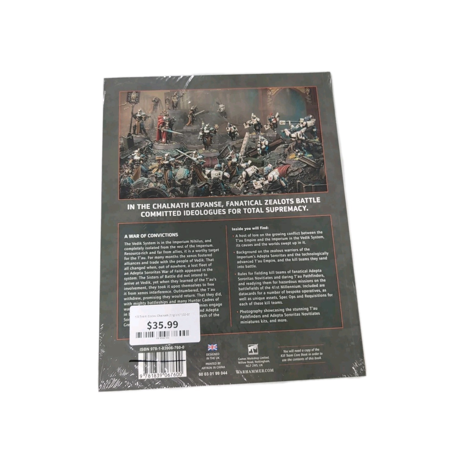 Games Workshop Warhammer 40K Kill Team Chalnath Rulebook OOP
