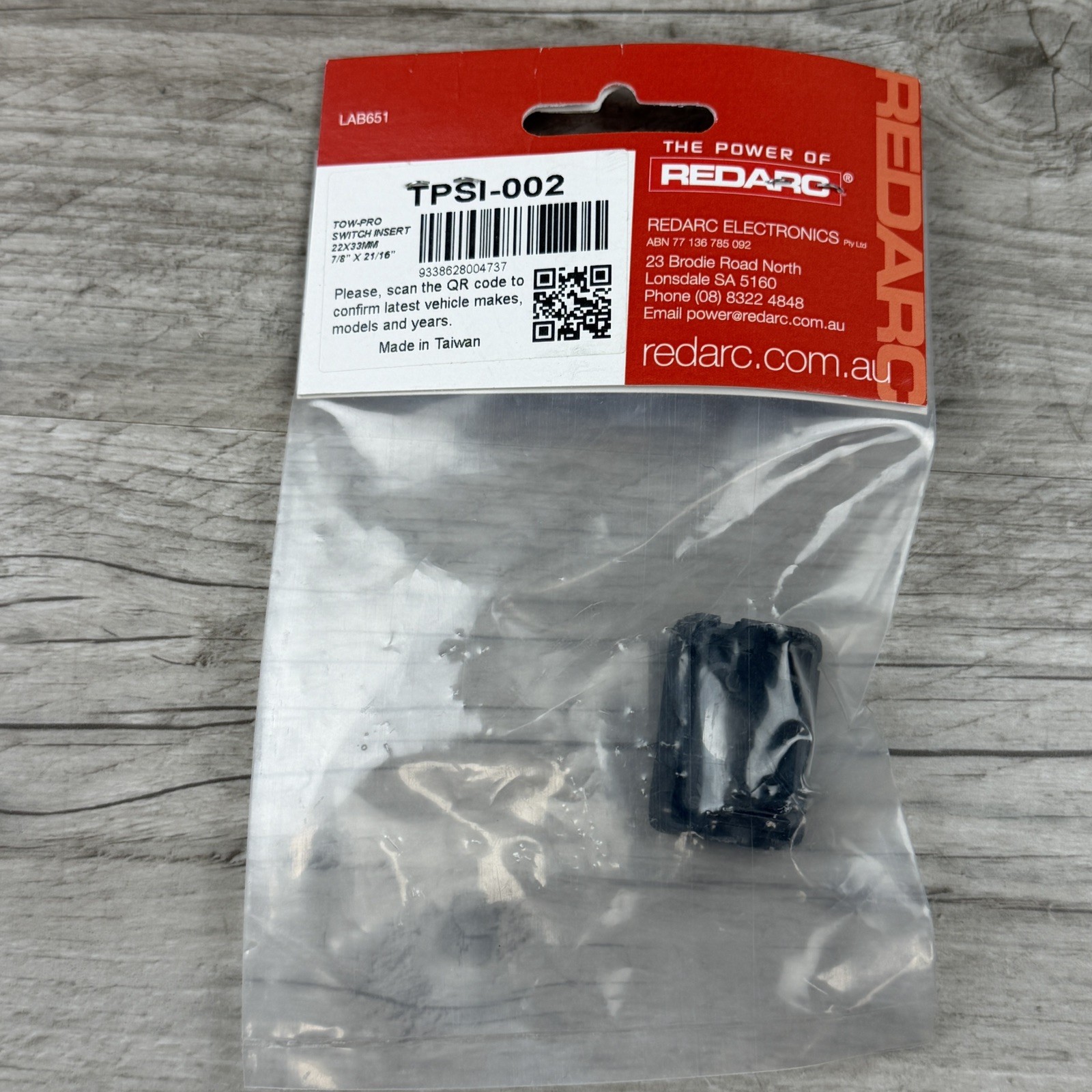Redarc Tow-Pro Switch Insert TPSI-002 Compatible With Tundra & Tacoma Controller