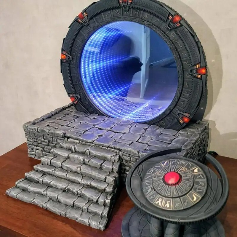 Stargate.Luminous.Resin Craft Decoration, Film Collection Gifts, Home Decoration
